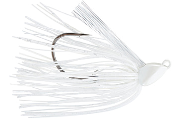 Image of Daiwa Evergreen Grass Ripper Swim Jig, 1/4, 4 Hook, White, GR-14-01