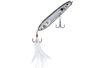 Image of Daiwa Evergreen SB Topwater Bait Lure, 3in, 11/32 oz, Flash Silver Shad, SB-77.7-379