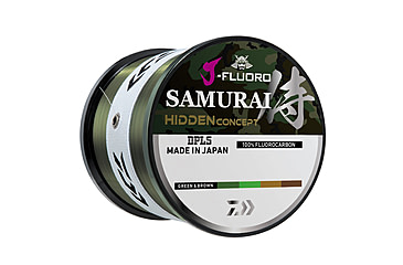Image of Daiwa J-Fluoro Samurai Hidden Fluorocarbon Line w/Bulk, 1000yds, 2lb, JFS2-1000H
