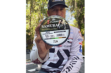 Image of Daiwa J-Fluoro Samurai Hidden Fluorocarbon Line w/Bulk, 1000yds, 2lb, JFS2-1000H
