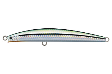 Image of Daiwa Salt Pro Bullet Minnow Lure, 6in, 2 1/8oz, Laser Green Shiner, DSPMB15FS13