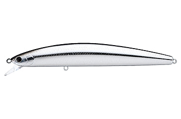 Image of Daiwa Salt Pro Floating Minnow Lure, 5 1/8in, 7/8oz, Chrome, DSPM13F47