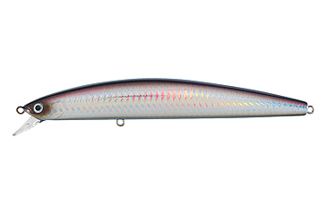 Image of Daiwa Salt Pro Floating Minnow Lure, 5 1/8in, 7/8oz, Purple Back Silver, DSPM13F18