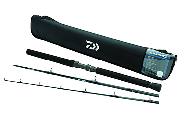 Image of Daiwa Saltiga Saltwater Travel Casting Rod, 9ft, Medium Heavy, Fast, 2 Pieces, SATR592MHB
