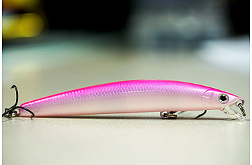 Image of Daiwa Team Minnow Lure, 3.75in, 1/3oz, Ghost Pink, TDM95SP65