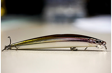 Image of Daiwa Team Minnow Lure, 3.75in, 1/3oz, Wakasagi, TDM95SP62