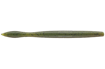 Image of Daiwa Yamamoto Neko Fat Worm Lure, 5in, Green Pumpkin Watermelon Laminate, NF-5-912