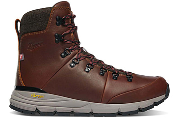Image of Danner Arctic 600 Side-Zip 7in 200G Hiking Shoes - Mens, Wide, Roasted Pecan/Fired Brick, 10.5, 67342-10.5EE