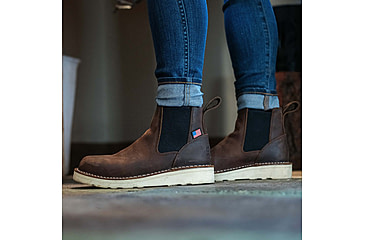 Image of Danner Bull Run Chelsea 6in Height Shoes - Womens, Brown Wedge, 7, Width M, 15482-7-M