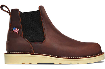 Image of Danner Bull Run Chelsea 6in Height Shoes - Mens, Brown Wedge, 9.5, Width D, 15481-9.5-D