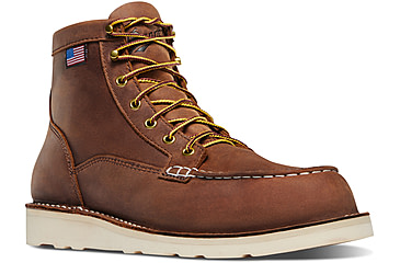 Image of Danner Bull Run Moc Toe 6in Work Boot - Mens, Tobacco, 9 US, Wide, 15573-9EE