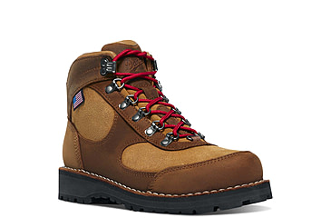 Image of Danner Cascade Crest 5in GTX Hiking Shoes - Womens, Regular, Grizzly Brown/Rhodo Red, 7, 60431-7M