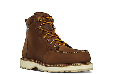 Image of Danner Cedar River Moc 6in Aluminum Toe Work Shoes - Mens, Brown, 7.5 US, D, 14301-7.5D