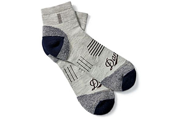 Image of Danner Hike Lightweight Merino Quarter Crew Socks, Gray, S 75007-S
