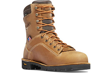 Image of Danner Quarry USA 8in Alloy Toe Boots, Distressed Brown, 16D, 17317-16D