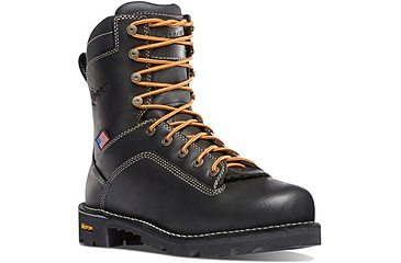 Image of Danner Quarry USA 8in Boots, Black, 9.5EE, 17309-9-5EE