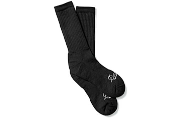 Image of Danner Uniform Midweight Merino Crew Socks, Black, L 75012-L