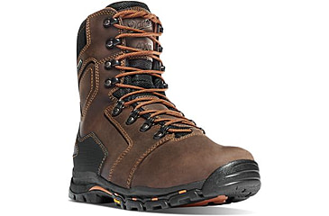 Image of Danner Vicious 8in 400G Insulation Non-Metallic Toe Boots, Brown, 13D, 13874-13D