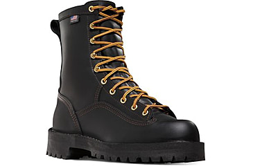 Image of Danner Womens Rain Forest 8in Boots, Black, 5M, 14100-5M