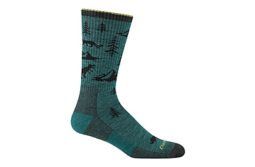 Image of Darn Tough ABC Boot Midweight with Cushion Socks - Mens, Teal, X-Large, 1964-TEAL-XL-DARN