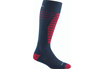 Image of Darn Tough Edge Jr. OTC Midweight w/ Cushion/ Padded Shin Socks - Kids, Eclipse, Small, 3805-ECLIPSE-S-DARN