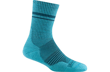 Image of Darn Tough Element Micro Crew Lightweight w/ Cushion Socks - Womens, Cyan, Large, 1114-CYAN-L-DARN