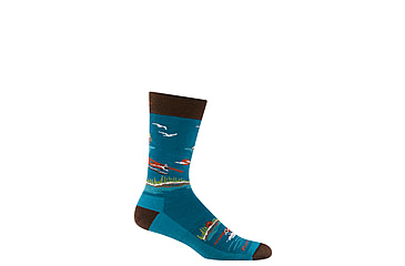 Image of Darn Tough Float Boat Crew Lightweight Socks - Mens, Cascade, X-Large, 6120-CASCADE-XL-DARN