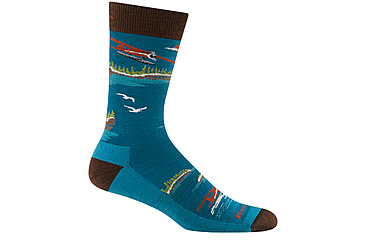 Image of Darn Tough Float Boat Crew Lightweight Socks - Mens, Cascade, X-Large, 6120-CASCADE-XL-DARN
