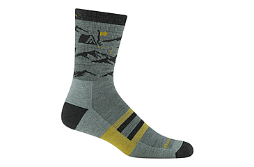 Image of Darn Tough Hike Hike Hut Micro Crew Midweight with Cushion Socks - Mens, Seafoam, Medium, 5021-SEAFOAM-M-DARN