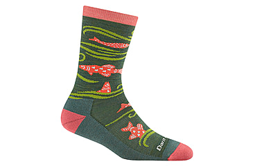 Image of Darn Tough Homer Crew Lightweight Socks w/Cushion - Womens, Kelp, Medium, 6122-KELP-M-DARN