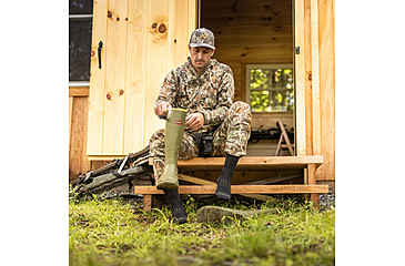 Image of Darn Tough Hunting Boot Midweight With Cushion - Mens, Charcoal, Extra Large, 2111-CHARCOAL-XL-DARN