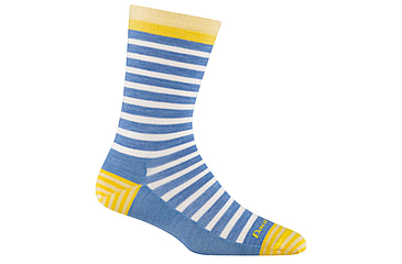 Image of Darn Tough Morgan Crew Lightweight Socks - Womens, Country Blue, Small, 6039-COUNTRY-BLUE-S-DARN