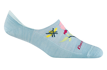 Image of Darn Tough No Show Hidden Lightweight Socks - Womens, Glacier, Large, 6123-GLACIER-L-DARN