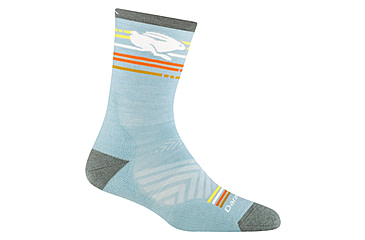 Image of Darn Tough Pacer Micro Crew Ultra-Lightweight with Cushion Socks - Womens, Glacier, Medium, 1050-GLACIER-M-DARN