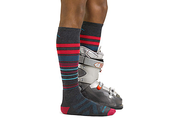 Image of Darn Tough Snowpack OTC Midweight Ski Sock - Mens, Charcoal, Large, 8017-CHARCOAL-L-DARN
