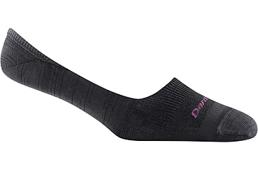 Image of Darn Tough Top Down Solid Lifestyle Sock - Womens, Black, Large, 6044-BLACK-L-DARN