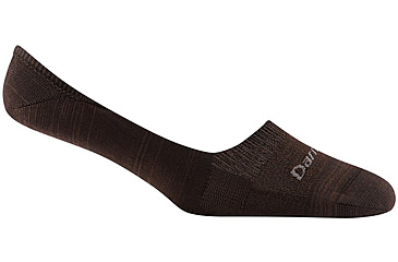 Image of Darn Tough Top Down Solid No Show Invisible Lightweight Sock - Womens, Espresso, Small, 6044-ESPRESSO-S-DARN