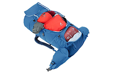 Image of Deuter Aircontact Core 50+10 Backpack, 50L, Baltic/Nightblue, 335132610150