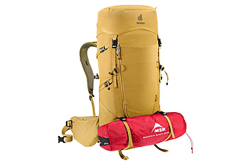 Image of Deuter Aircontact Core 50+10 Backpack, 50L, Savanna/Nori, 335132662160