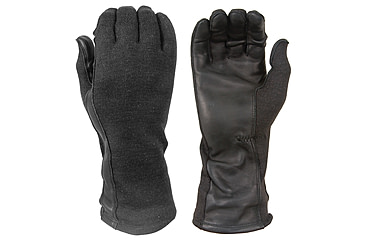 Image of Damascus DNXF190 Flight Gloves with Nomex Backs and Leather Palms, Small, Black DNXF190SM