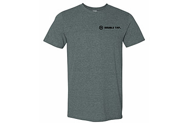 Image of Double Tap Industries Double Tap Ind. T-Shirt - Mens, Heather Grey, Small, AP-SST-2-S