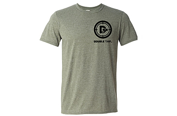 Image of Double Tap Industries Double Tap Ind. T-Shirt - Mens, Heather Military Green, 2XL, AP-SST-3-2XL
