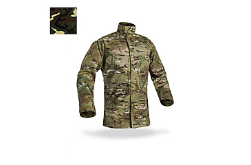 Image of DRIFIRE / Crye Precision FR Field Shirt - Mens, Regular, NATO Woodland, Small, DF2-CR-550FS-NW-SMR