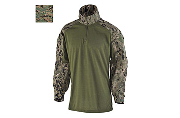Image of DRIFIRE FORTREX FR Combat Shirt - Mens, Short, Woodland Marpat, Small, DF2-550CS-WM-SMS