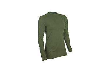 Image of DRIFIRE FR Ultra Lightweight Long Sleeve Tee - Womens, Marine Olive Drab, Large, DF4-505LSW-MO-LG