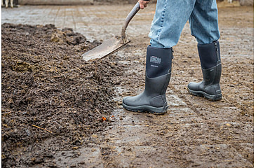 Image of Dryshod Dungho Hi Tough Boots - Mens, Black/Grey, 10, DNG-MH-BK-010