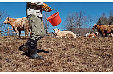 Image of Dryshod Dungho Hi Tough Boots - Mens, Black/Grey, 10, DNG-MH-BK-010