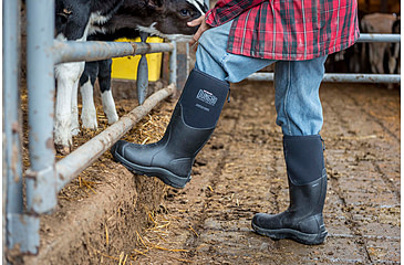 Image of Dryshod Dungho Hi Tough Boots - Mens, Black/Grey, 10, DNG-MH-BK-010