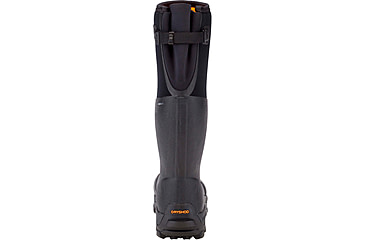 Image of Dryshod Haymaker Gusset Hard-Working Farm Boot - Mens, Black/Orange, 11, HAYG-MH-BK-011