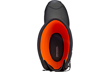 Image of Dryshod Haymaker Gusset Hard-Working Farm Boot - Mens, Black/Orange, 11, HAYG-MH-BK-011